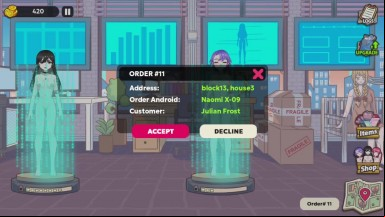 Sell Cute Androids to Customers